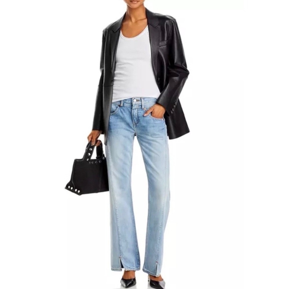 RE/DONE Mid Rise Kick Flare Jeans Marea Light Wash Blue Size‎ 32 (38")  NEW $295